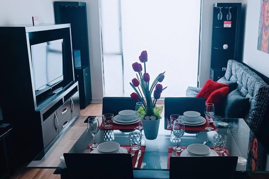 Secure, Central And Quiet Apartment Work Or Travel Мехіко Екстер'єр фото